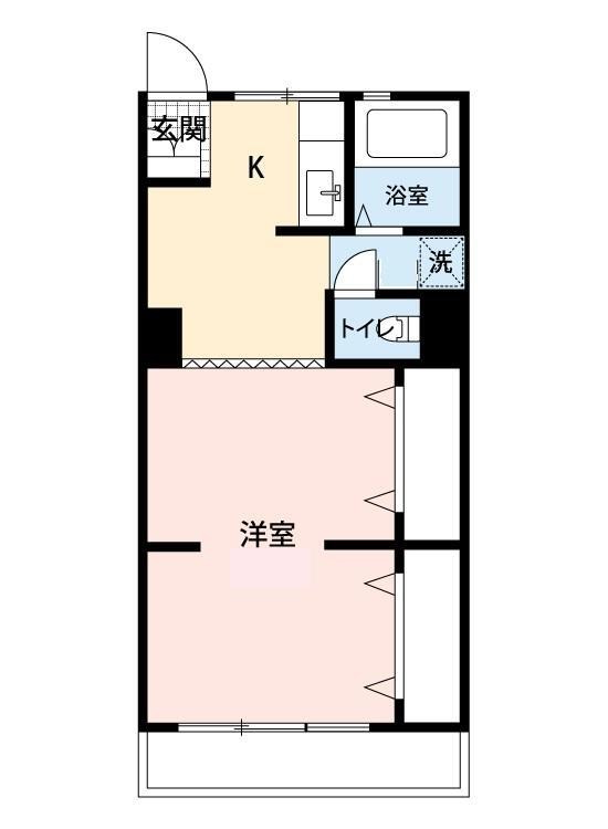マンション高橋 303号室 間取り