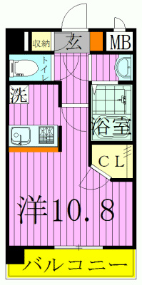 ウィッシュ・スクエア・イースト 602号室 間取り