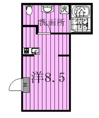ココガーデン北千住 間取り図