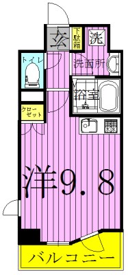 Humanハイム我孫子 303号室 間取り