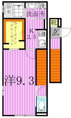 エクセル・フラット 間取り図