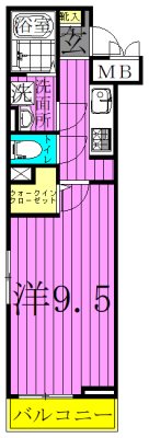 エスポア２ 間取り図