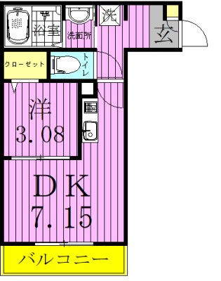 TOWN　HOUSE8 間取り図