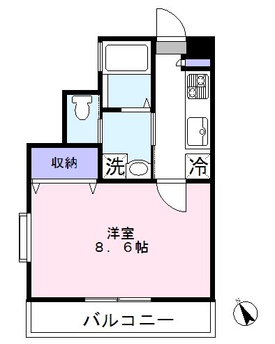 ビフォルテさくら通り 201号室 間取り