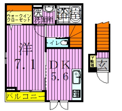 オリーブ　タウン2 間取り図