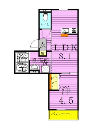 メゾン桜通り  間取り図