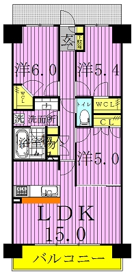 プレミスト南柏  310号室 間取り