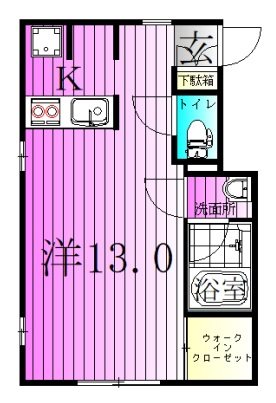 M-2 間取り図