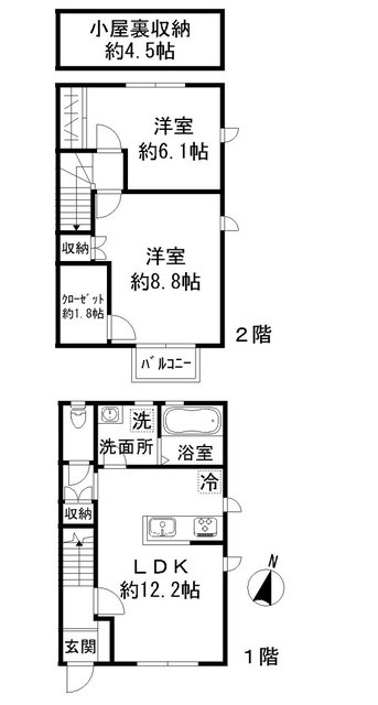 ラ・ルーチェＣ 間取り図