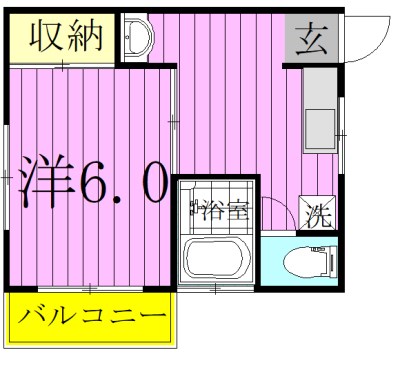 コーポメグミ 202号室 間取り