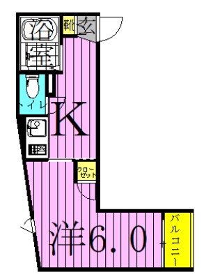 ブラン西新井 間取り図