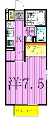グレイスコート 間取り図