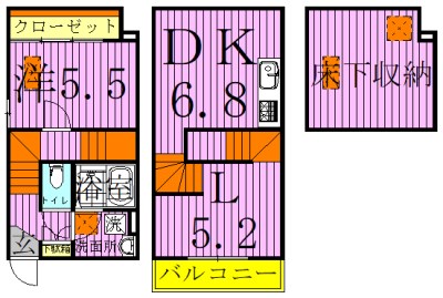 プリマヴェント  間取り図