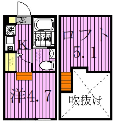 ハーモニーテラス千住緑町 間取り図