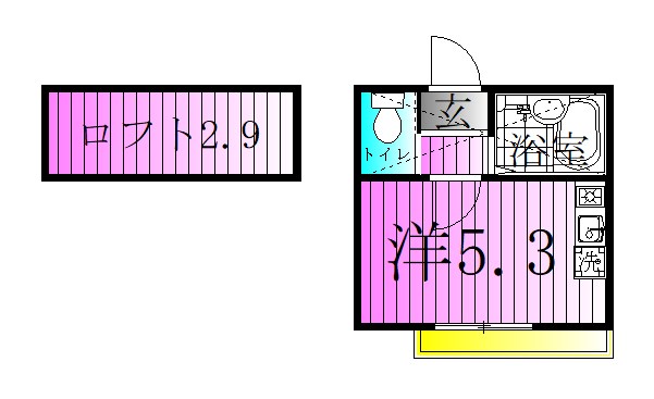 パシャ北千住 間取り図