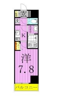 ラフィスタ大師前WEST 間取り図