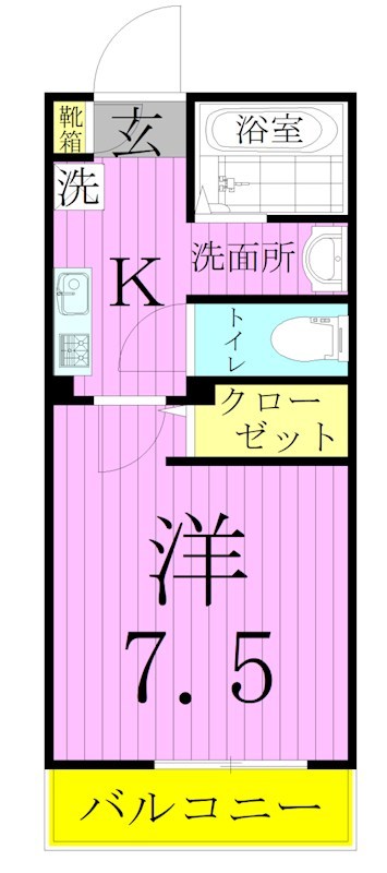 エルスタンザ東綾瀬ＤＥＵＸ 間取り図