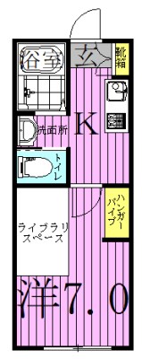 パスサイドレジデンス 301号室 間取り