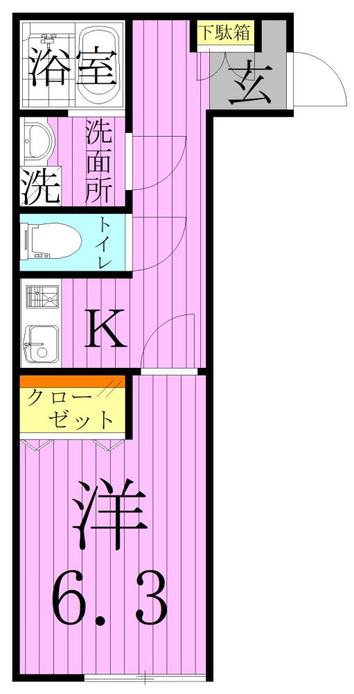 Ambition花畑 間取り図