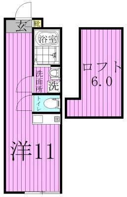 アルベルゴ北千住  間取り図