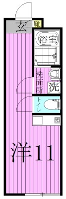 アルベルゴ北千住  間取り図