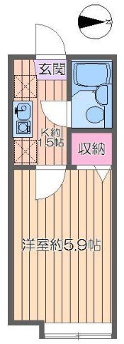 オーネスト六町１ 間取り図