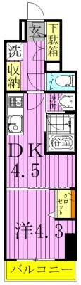 ラフィスタ北綾瀬 間取り図