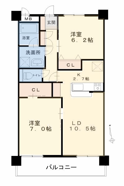 オアシスＦ棟 間取り