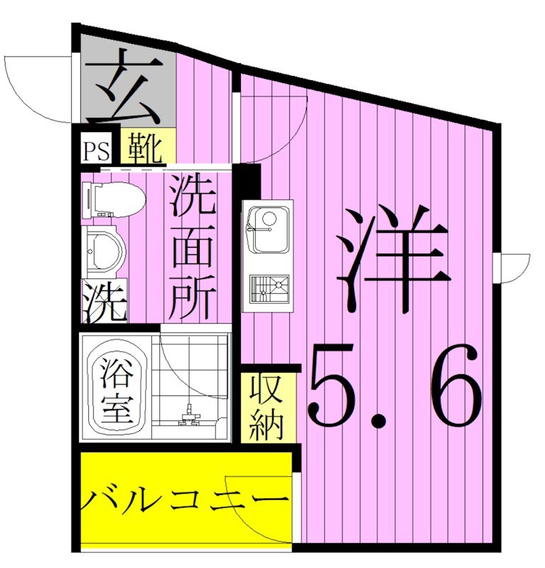 LAUREL西新井栄町 間取り図