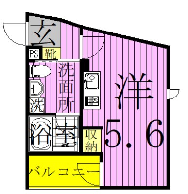 LAUREL西新井栄町 間取り図