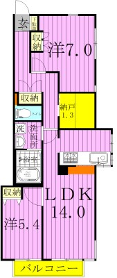 APRICOT　HOUSE（アプリコットハウス） 105号室 間取り