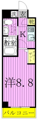グランフォース北綾瀬  間取り図