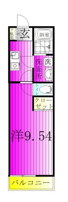 センターパーク馬橋Ⅱ 101号室 間取り