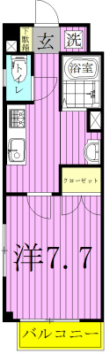 GraceCourt南柏 ～グレースコート南柏～ 101号室 間取り