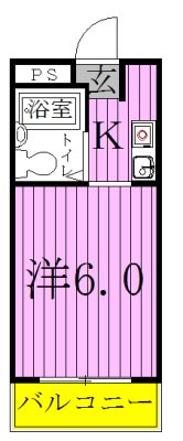 ジュネパレス柏第４６ 202号室 間取り