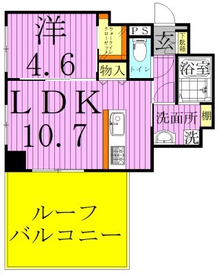 Bonheur Dear court 間取り図