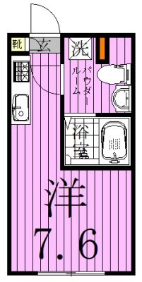 COCOCUBE北千住 間取り