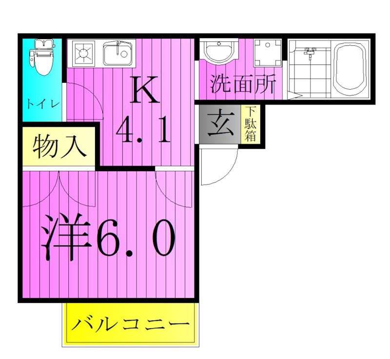 ペアレンツⅡ 間取り図