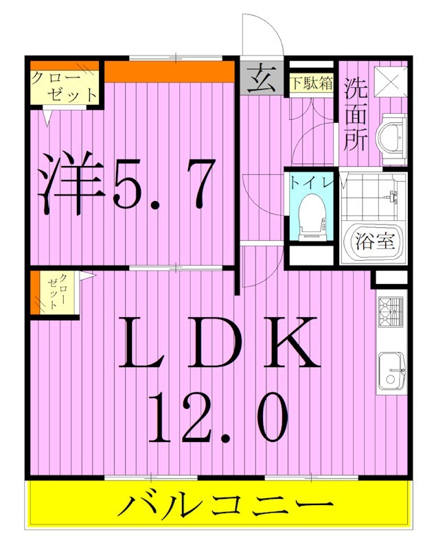リブリ・JUNE　Kane 間取り図