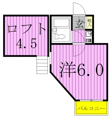 ジュネパレス松戸第117 101号室 間取り