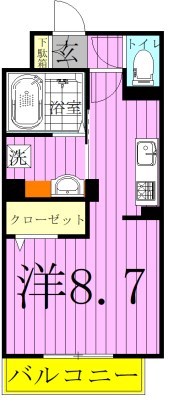 リサーナ 305号室 間取り