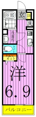 リブリ・江北 間取り図