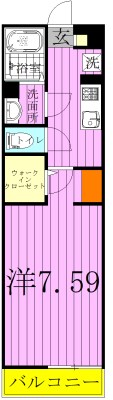 リブリ・Emergence Ⅴ 305号室 間取り