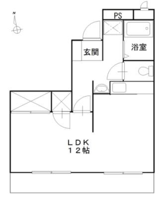 パステル嶋村 402号室 間取り