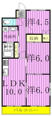 MAISON COMFORCE～メゾンコンフォース～ 103号室 間取り