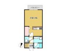 LIBLISSウラカシ 203号室 間取り