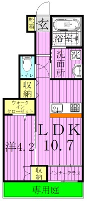 Le　Soleil　～ル・ソレイユ～ 103号室 間取り