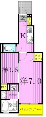 フェリーチェ２ 間取り図