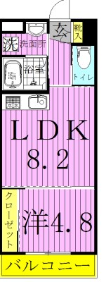 葉山レジデンスⅢ   301号室 間取り