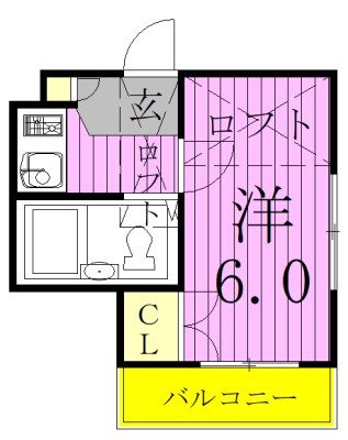 ＦＯＲＥＳＴ　ＭＡＴＳＵＤＯ 104号室 間取り